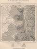 Lakes of South Chile and Puerto Montt. Chile 1885 old antique map plan chart