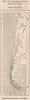 Indigenous populations of Chile. Chile 1885 old antique vintage map plan chart