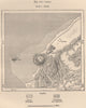 Arica. Chile 1885 old antique vintage map plan chart