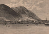 Tocopilla. Chile 1885 old antique vintage print picture