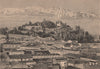Santiago - View taken opposite the Cerro Santa Lucia. Chile 1885 old print