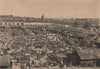 Chillan - Market-place. Chile 1885 old antique vintage print picture