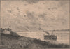 The Marañon at Tabatinga. Brazil. Amazonia 1885 old antique print picture