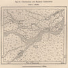 Itacoatiara and Amazon/Madeira confluence. Brazil. Amazonia 1885 old map