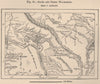Sapão and Somno Watershed. Brazil 1885 old antique vintage map plan chart