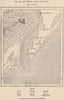 Rio Grande do Sul and its bar. Brazil 1885 old antique vintage map plan chart