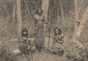 Group of Angaїté Indians, North Chaco. Paraguay. Angaite 1885 old print