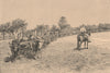 Convoy of Waggons. Paraguay 1885 old antique vintage print picture