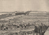 A Saladero at Salto. Uruguay 1885 old antique vintage print picture