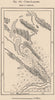 Urre Lafquen. Argentina 1885 old antique vintage map plan chart