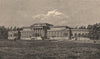 La Plata Museum. Argentina 1885 old antique vintage print picture