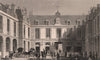 PARIS. Grand Bureau de la Poste. BICKNELL 1845 old antique print picture