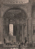 PARIS. Chapelle de la Vierge Saint-Sulpice. BICKNELL 1845 old antique print