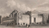 PARIS. Exterieure de la chapelle Expiatoire de Louis XVI. BICKNELL 1845 print