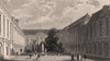 PARIS. Bibliotheque Nationale. BICKNELL 1845 old antique vintage print picture
