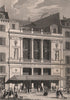 PARIS. Theatre du Vaudeville. BICKNELL 1845 old antique vintage print picture
