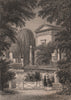 PARIS. Père Lachaise II. BICKNELL 1845 old antique vintage print picture