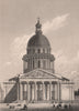 PARIS. The Panthéon. BICKNELL 1845 old antique vintage print picture