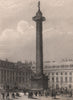 PARIS. Colonne de la Place Vendome. BICKNELL 1845 old antique print picture