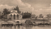 PARIS. Barriere de la Cunette. BICKNELL 1845 old antique vintage print picture