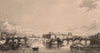 PARIS. Pont Neuf, from Pont des Arts. BICKNELL 1845 old antique print picture