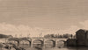 PARIS. Pont de la Concorde. BICKNELL 1845 old antique vintage print picture