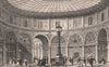 PARIS. Rotonde, Passage Colbert. BICKNELL 1845 old antique print picture