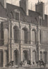 Fontainebleau, entrée aux apartemens principaux, Cour d'Honneur. BICKNELL 1845