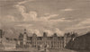 Palais de Fontainebleau, Cour d'Honneur. Seine-et-Marne. BICKNELL 1845 print