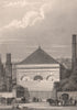 Pompe à Feu, Passy. Paris. BICKNELL 1845 old antique vintage print picture