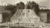 Cascade de Saint-Cloud. Hauts-de-Seine. BICKNELL 1845 old antique print