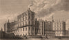 Chateau Saint-Germain-en-Laye. Yvelines. BICKNELL 1845 old antique print