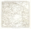 FRENCH REVOLUTIONARY WARS. Campaigns of 1792 and 1793. Belgium 1817 old map