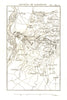 Battle of Schliengen 1796. War of the First Coalition.Baden-Württemberg 1818 map
