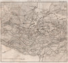 Battle of Kehl 1796. War of the First Coalition. Baden-Württemberg 1818 map