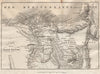 Lower Egypt. 'Basse Egypte'. Nile Delta. French Revolutionary Wars 1818 map