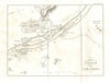 Battle of the Pyramids (Embabeh) 1798. French Invasion of Egypt 1818 old map
