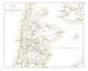 NORTH/NOORD-HOLLAND. Amsterdam Haarlem Alkmaar Zuiderzee. Netherlands 1819 map