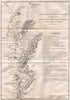 Battle of Heliopolis 1800. Troop movements. French Egypt campaign 1819 old map
