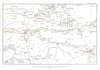 SIXTH COALITION WAR 1814. Battles Soissons Craonne Laon Reims. Aisne 1819 map