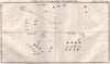 BATTLE OF CAPE ORTEGAL (4 November 1805). Trafalgar campaign. Spain 1819 map