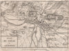 Siege of Gerona. Peninsular War. 1808-9. Spain 1820 old antique map plan chart