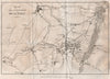 BATTLE OF LUTZEN 1813. Leipzig Merseburg. Schlacht von Großgörschen 1820 map