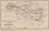 German night Gotha aeroplane bombing raid on London 31 Oct/1 Nov 1917 1925 map