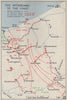 DUNKIRK EVACUATION. 28-29 May 1940 troop positions. Operation Dynamo 1953 map