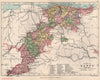 'County of Banff'. Banffshire. Parishes. BARTHOLOMEW 1891 old antique map