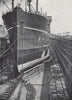 Merchant Ship in the Royal Docks. E.O. HOPPÉ. London 1930 old vintage print