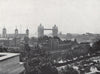 Tower Hill. E.O. HOPPÉ. London 1930 old vintage print picture