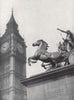 Clock Tower, Westminster. E.O. HOPPÉ. London 1930 old vintage print picture