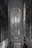 The Choir, Westminster Abbey. E.O. HOPPÉ. London 1930 old vintage print